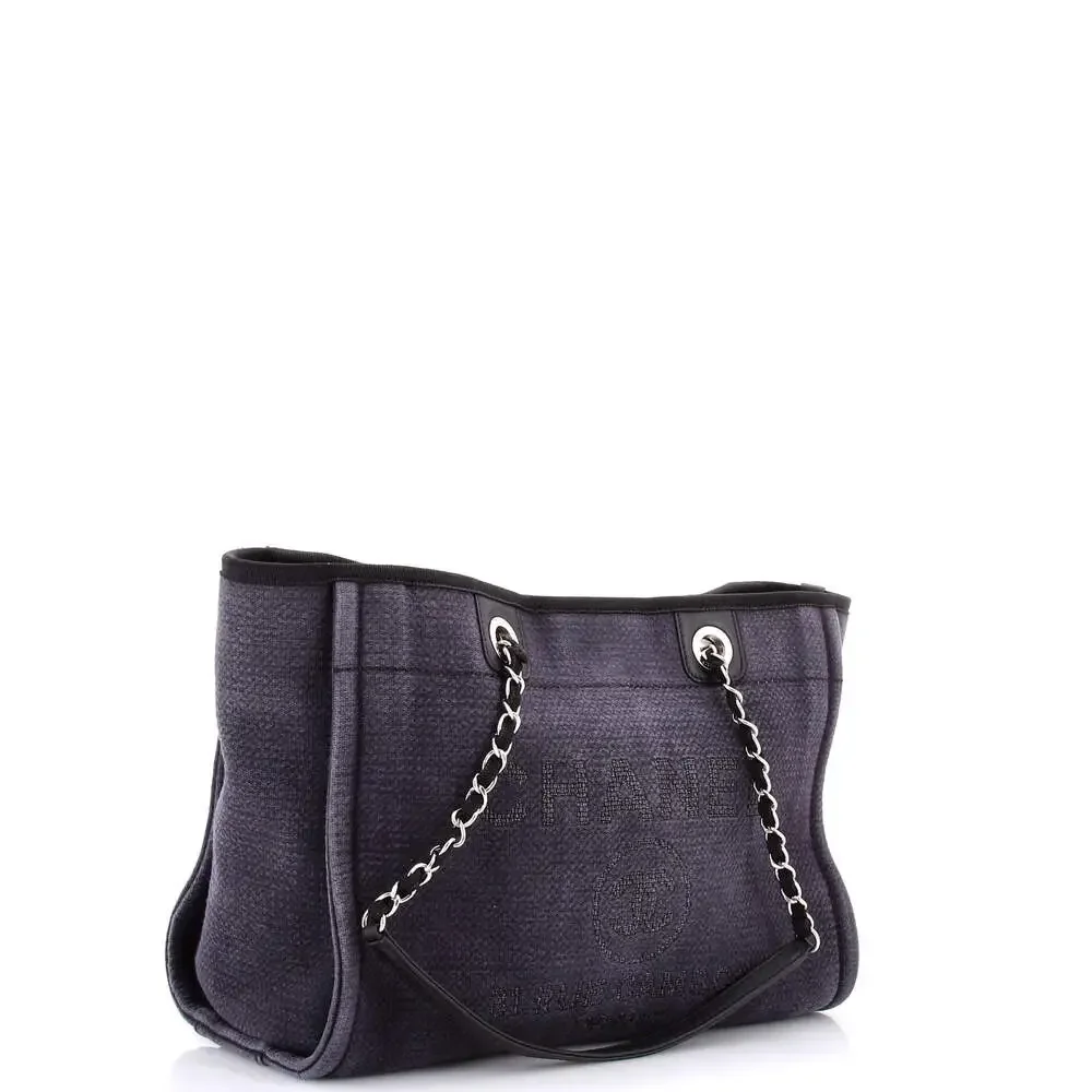 Chanel Deauville Tote Mixed Fibers #239887C26B - Picture 3 of 9